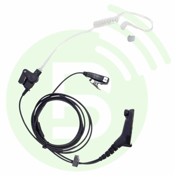 Oreillette Radio Motorola - Micro Pivotant PTT, En Forme De D, Compatible Avec DP, APX, XPR Et Plus - Idéale Pour Professionnels Et Loisirs