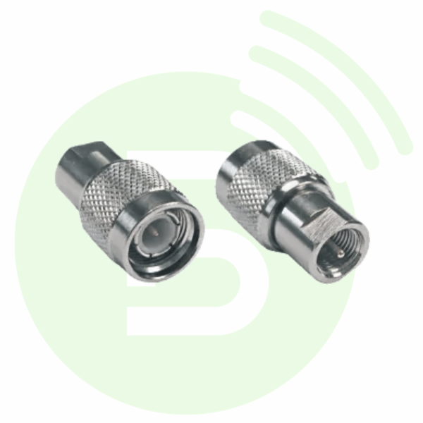 BLANC RADIOCOM Adaptateur coudé FME Mâle / TNC Mâle