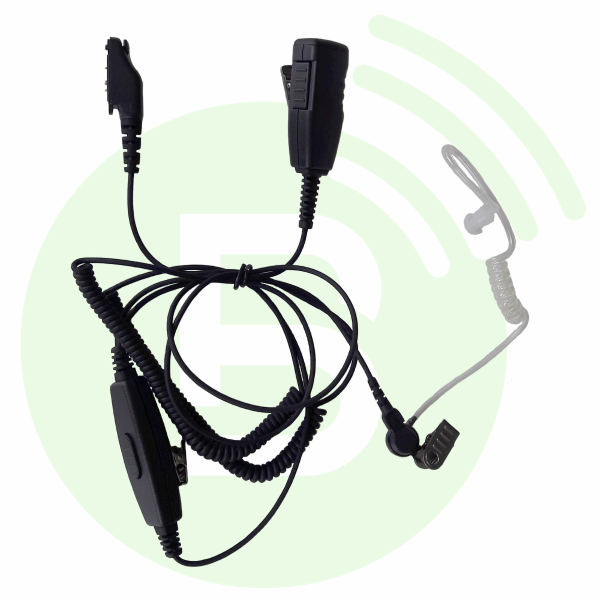 BLANC RADIOCOM Oreillette pro OC-ICF41 avec tube translucide pour IC-F41/F31