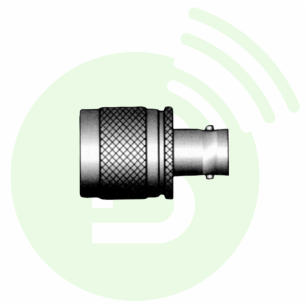 BLANC RADIOCOM Adaptateur BNC Femelle / N Mâle (UG201/U)