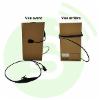 Casques BLANC RADIOCOM Casque léger fiche coudée OC-CALICFL pour IC-F1000/F1000D/F1100D/F3162D/F3262D/F29SR2/F29SDR