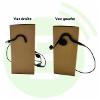 Casques BLANC RADIOCOM Casque léger fiche coudée OC-CALICFL pour IC-F1000/F1000D/F1100D/F3162D/F3262D/F29SR2/F29SDR