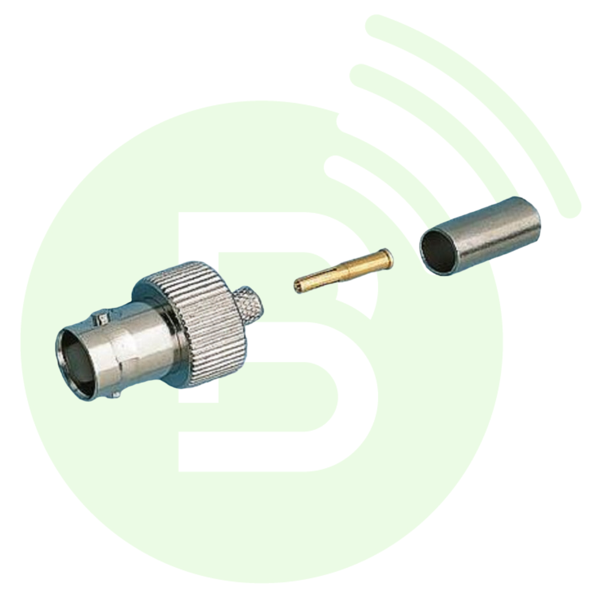 Lot 5 Connecteurs BNC Femelle à Souder AERZETIX C52781 - 50 Ohms Châssis