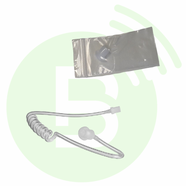 BLANC RADIOCOM Tube translucide pour oreillette professionnelle