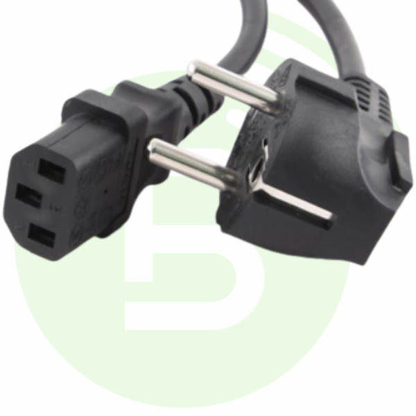 BLANC RADIOCOM Cordon secteur 220V 3m pour relais / station / chargeur multiple