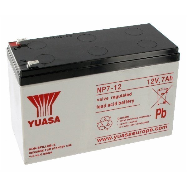 YUASA Batterie NP7-12 12V 7Ah étanche