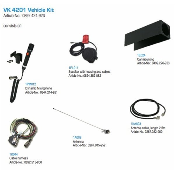 BECKER AVIONICS Kit d'installation VK4201 pour AR4201/AR6201