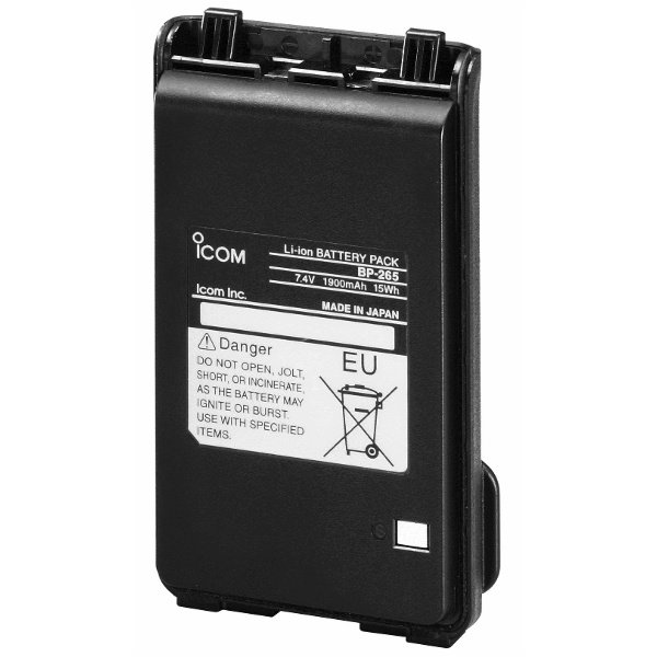 ICOM Batterie Li-Ion 7.2V 1900mAh BP-265 pour série IC-F3002/F27SR-92
