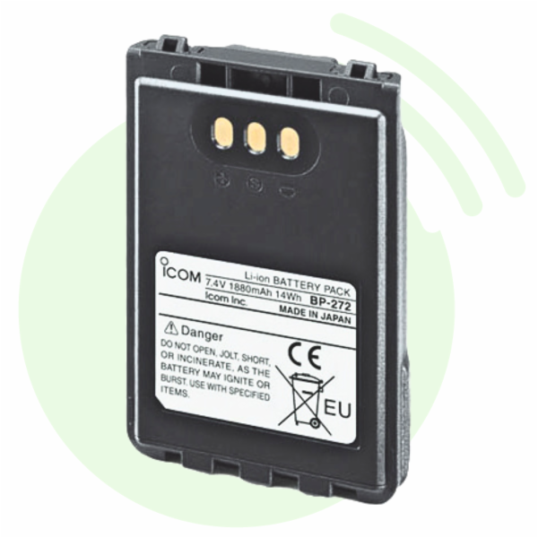 ICOM Batterie Li-Ion 2000mAh BP-272 pour IP501H/IP503H