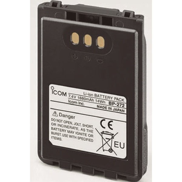 ICOM Batterie Li-Ion 2000mAh BP-272 pour radio LTE IP501H/IP503H