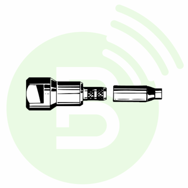 BLANC RADIOCOM Fiche FME Mâle RG174
