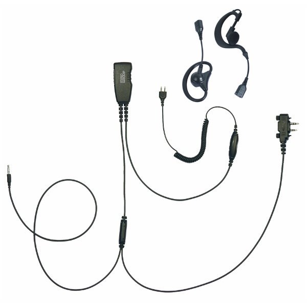 ICOM Kit oreillette microphone EP-SR29140 avec double sortie F1000D