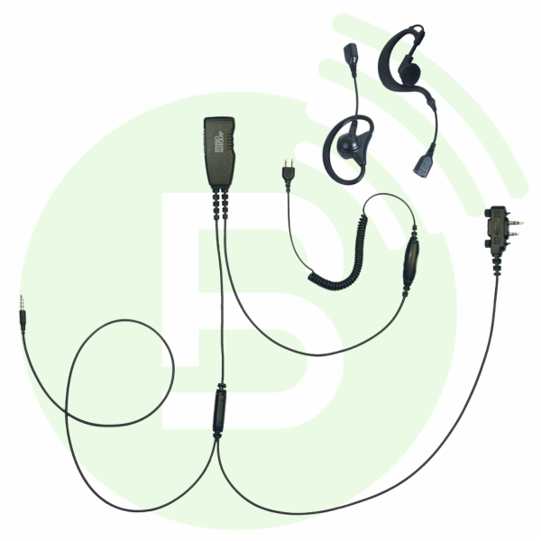 ICOM Kit oreillette microphone EP-SR29140 avec double sortie pour IC-F1000/S/T/F1000D/F29DR