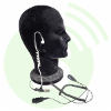 ICOM Oreillette tube translucide bodyguard EP-SR29189 avec PTT pour IC-F1000/F1000D/F1100D/F29SR/F29SDR/F29SR2