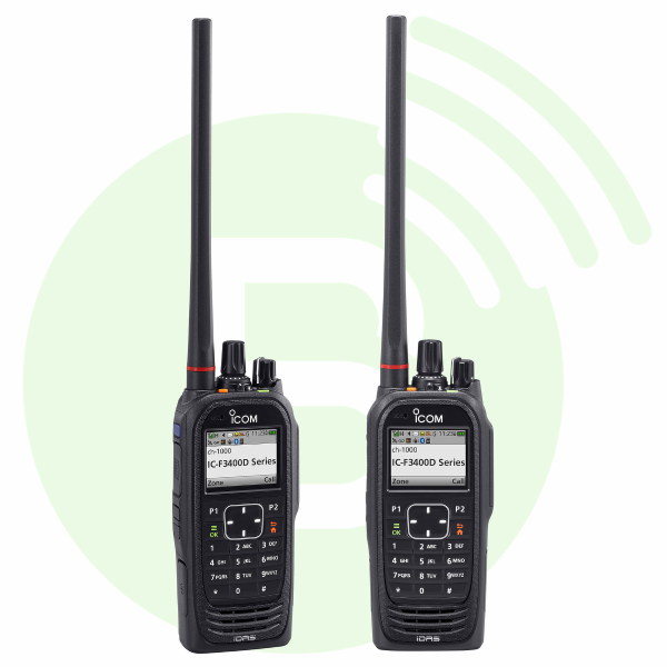 ICOM Portatif radio VHF numérique IC-F3400DPT dPMR avec afficheur et clavier