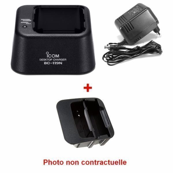 ICOM Chargeur individuel BC-119 avec AD-67 occasion IC-F30/F40
