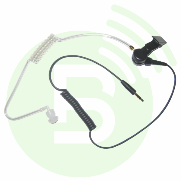 HYTERA Mini-écouteur ES-02 jack 3.5mm avec tube acoustique pour PD375 (ajouter micro PTT)