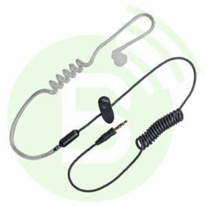 HYTERA Mini-écouteur EA-01 jack 3.5mm avec tube acoustique pour PD375/PD405 (ajouter micro PTT)