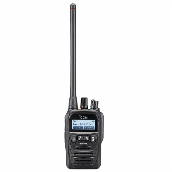 ICOM Portatif radio UHF numérique IC-F62D avec afficheur