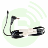 ICOM Cordon d'alimentation OPC-515L 12V avec prise coudée pour chargeur BC-119N/146/152N/158/160/191/192/193/205/219N/227