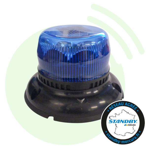 STANDBY FRANCE Gyroled bleu rotatif Classe 1 ISO Embase XS 27001