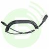 PELTOR Câble adaptateur FL6U-64 double jack à visser ICOM pour casque antibruit
