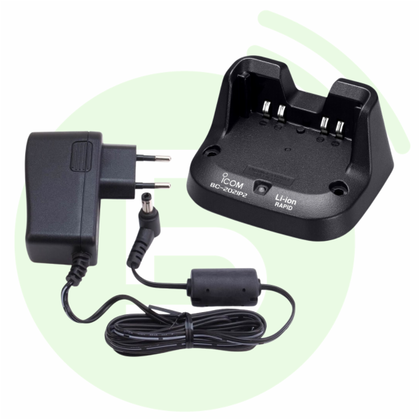 ICOM Chargeur rapide individuel BC-202IP2 livré avec alimentation pour IP501H/IP503H