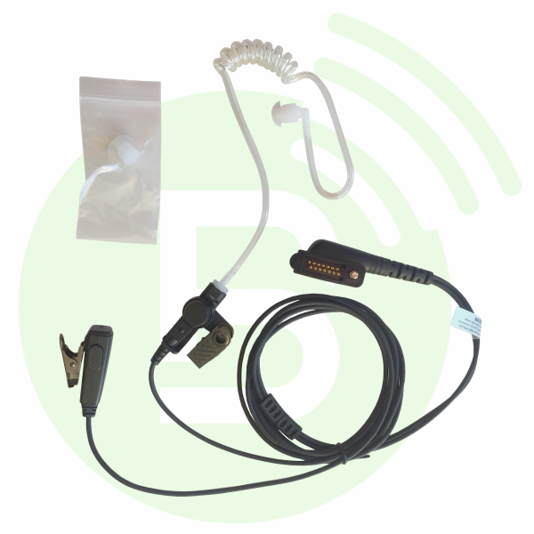 BLANC RADIOCOM Oreillette pro OC-ICF52 avec tube translucide pour IC-F52D/F62D/F3400D/F4400D/DS/DT/IP730D/IP740D