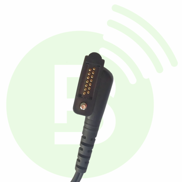 BLANC RADIOCOM Oreillette pro OC-ICF52 avec tube translucide pour IC-F52D/F62D/F3400D/F4400D/DS/DT/IP730D/IP740D
