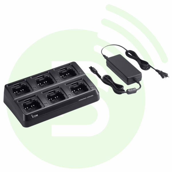 ICOM Chargeur multiple BC-214N(43) pour IC-F1000/F1000D/F1100D (avec batterie BP-278/BP-279/BP-280)