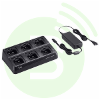 ICOM Chargeur multiple BC-214N(43) pour IC-F1000/F1000D/F1100D (avec batterie BP-278/BP-279/BP-280)