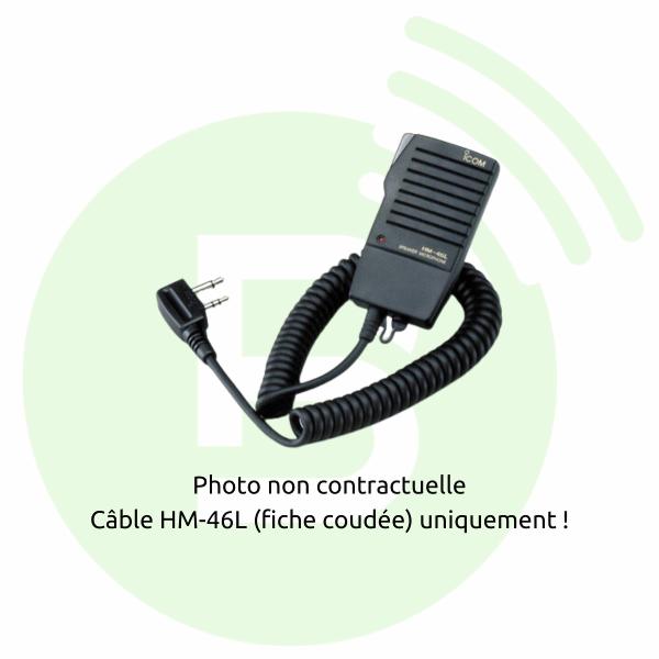 ICOM Câble micro HM-46L (fiche coudée)