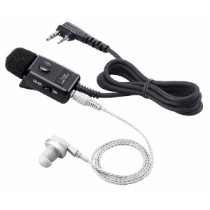 ICOM Oreillette Microphone HM-153LS pour radio LTE IP501H/IP503H