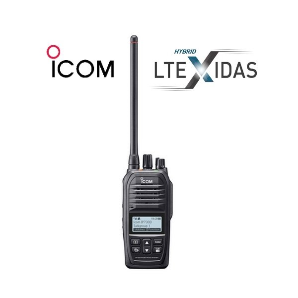 ICOM Portatif hybride LTE (4G)/3G et PMR UHF IP740D
