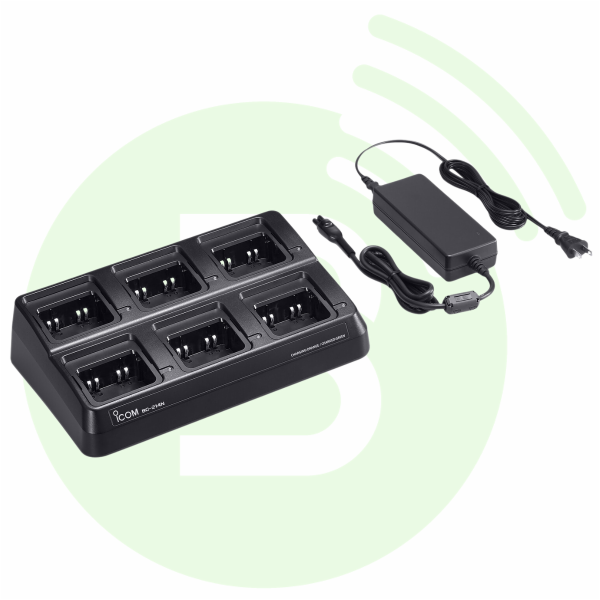 ICOM Chargeur multiple BC-214N(63) pour IC-F3400D/F52D/IP730D (avec batteries BP-290/BP-294/BP-303)