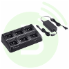 ICOM Chargeur multiple BC-214N(63) pour IC-F3400D/F52D/IP730D (avec batteries BP-290/BP-294/BP-303)