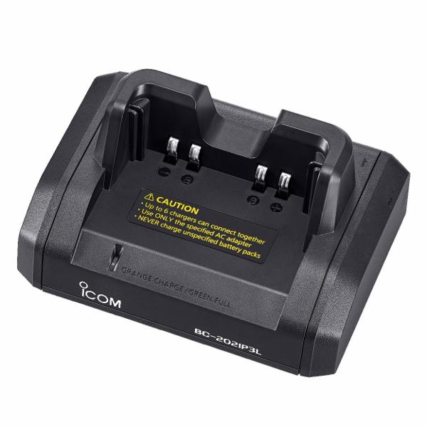 ICOM Chargeur rapide individuel clipsable BC-202IP3L (jusqu'à 6 chargeurs)
