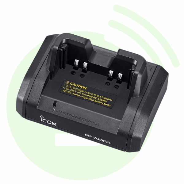 ICOM Chargeur rapide individuel clipsable BC-202IP3L (jusqu'à 6 chargeurs) pour IP100H/IP503H/IP503H Lite
