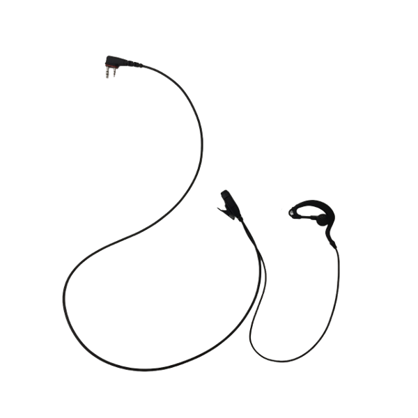 ICOM Microphone cravate EP-RA2027 PTT anti-bruit et contour d'oreille connectique étanche double jack
