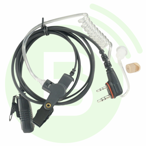 ICOM Microphone cravate EP-RA4227 avec PTT et oreillette tube translucide Bodyguard pour IC-F1000/F1100D/F29SR/F29SDR/U20SR/IP503H