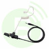 ICOM Oreillette transparente SP-26 à tube acoustique avec pince et raccord filleté de 2.5mm pour IC-F52D/F62D/IP730D/IP740D