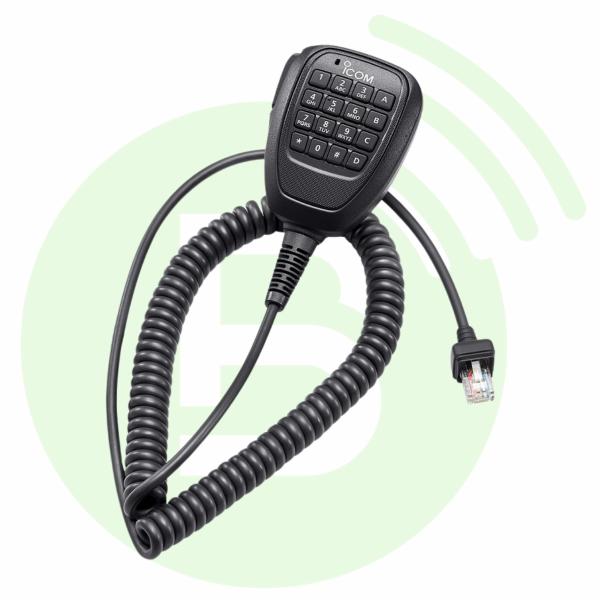 ICOM Microphone à main DTMF HM-239T avec clavier et bouton d'urgence pour IC-F5130D/F6130D