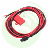 Câbles et Cordons MOTOROLA Kit alimentation HKN4137B 12V (1 à 25W) pour mobiles séries GM/CM/DM