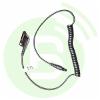 PELTOR Câble torsadé FLX2-ASDS9W pour casque antibruit PELTOR pour raccordement sur portatif ICOM IC-F62D/F4400D/F3262D/M85