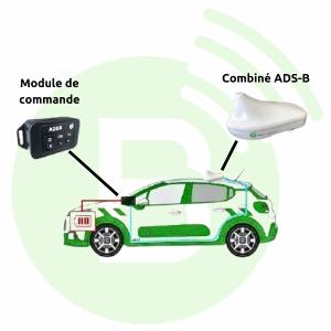 BECKER AVIONICS Emetteur ADS-B BAV6215-20 Semi-fixe avec Installation Set