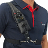 Housses et Systèmes d'attache ICOM Housse universelle en cuir LC-OTUNICUIR-XL avec baudrier XL clip pivot et passant ceinture avec bouton pression