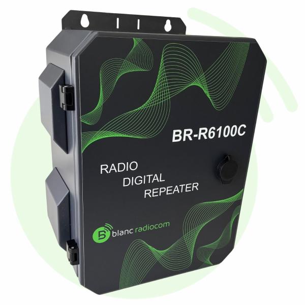 BLANC RADIOCOM Pack Relais UR6100 en coffret métallique mural - robuste - étanche et ventilé