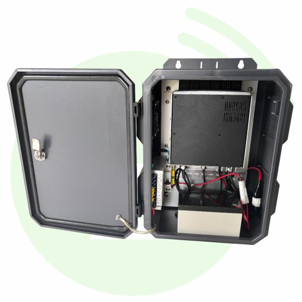 BLANC RADIOCOM Pack Relais UR5100 en coffret métallique mural - robuste - étanche et ventilé