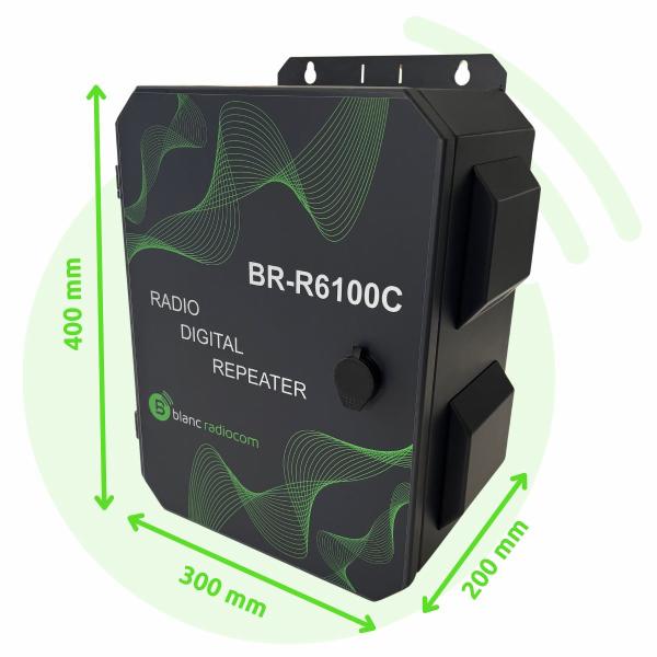 BLANC RADIOCOM Pack Relais UR5100 en coffret métallique mural - robuste - étanche et ventilé