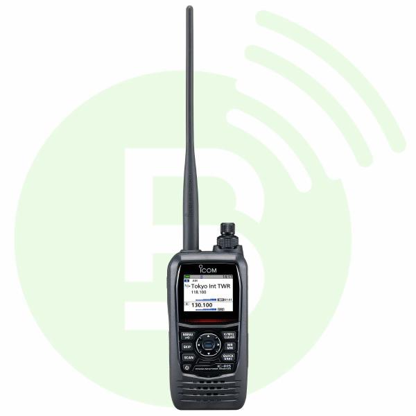 ICOM Récepteur portatif IC-R15 large bande 108-500MHz - FM/AM - réception simultanée des bandes VHF/UHF - 2000 canaux